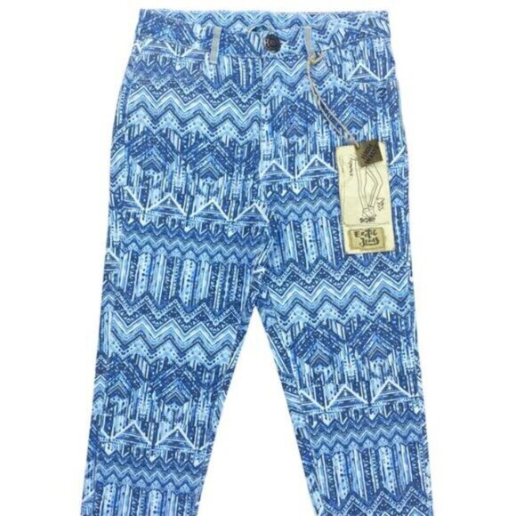 Desigual High Waisted Blue Skinny Jean Womens Size 4 - Picture 3 of 10